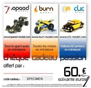 Divers Chque cadeau 60 euros  autre