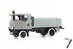 Skoda . Camion citerne Gris 1/43