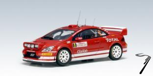 Peugeot 307 WRC #8 Rally of Monte Carlo Night Version  1/43