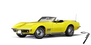 Chevrolet Corvette Daytona Daytona Jaune 1/18