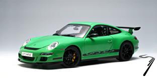 Porsche 997 GT3 RS verte GT3 RS verte 1/18