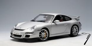 Porsche 997 GT3 argent GT3 argent 1/18