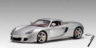 Porsche Carrera GT argent GT Argent 1/18