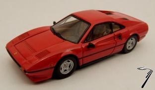 Ferrari 308 GTB 4 soupapes rouge GTB 4 Soupapes Rouge 1/43