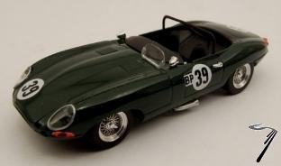 Jaguar Type E spyder N39 Virginia International Raceway  1/43