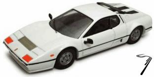 Ferrari 512 BB blanche BB Blanc 1/43