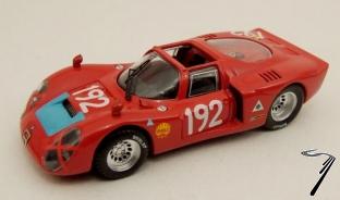 Alfa Romeo 33.2 Spider #192 Targa Florio  1/43