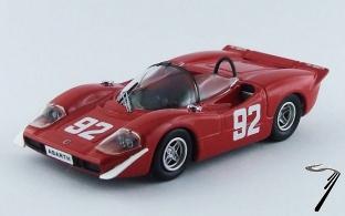 Abarth 2000S #92 1er championnat d'Europe de course en montagne  1/43