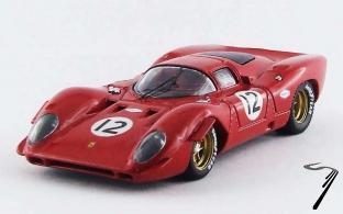 Ferrari 312 P coup #12 Bridgehampton  1/43