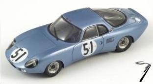Rene Bonnet Aerodjet LM6 #51 24H Le Mans  1/43