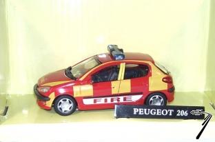 Peugeot . Fireman (GB) 1/43