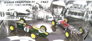 Lotus 25  1st Italian GP + chassis  1/43