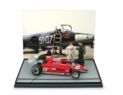 Ferrari 126CK Turbo Istrana 2 figurines  1/43