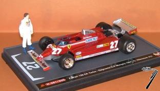 Ferrari 126 CK Turbo 1er GP Monaco avec figurine  1/43