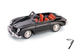 Porsche 356 Cabriolet Noir Noir 1/43