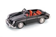Porsche 356 Cabriolet Noir Noir 1/43