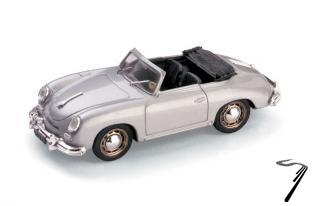 Porsche 356 Cabriolet Argent Argent 1/43