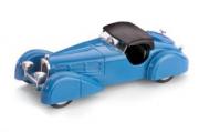 Bugatti 57S Cabriolet Bleu Capotte Ferm&eacute;e Bleu 1/43