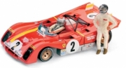 Ferrari 312 PB 1er 6H Daytona avec pilotes  1/43