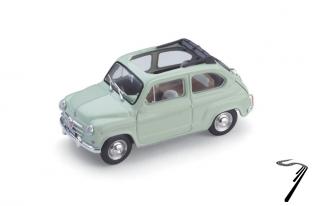 Fiat . Open D light green 1/43