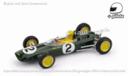 Lotus 25 2ème GP Belgique - avec pilote  1/43