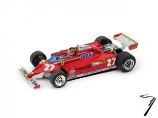 Ferrari 126 CK Turbo Monaco GP with pilot  1/43
