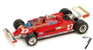 Ferrari 126 CK Turbo Italian GP with pilot  1/43