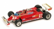 Ferrari 126 CK Turbo Italian GP with pilot  1/43