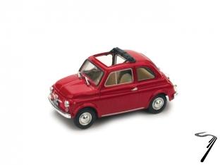Fiat . F toit ouvrant rouge 1/43