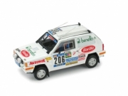 Fiat Panda 4x4 #206 Dakar  1/43