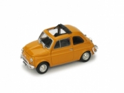 Fiat . L toit ouvrant orange 1/43