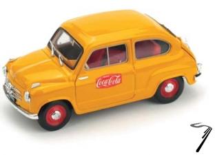 Fiat 600 Coca Cola GP Italie Monza Coca Cola GP Italie Monza 1/43