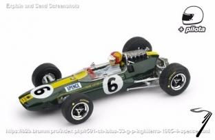 Lotus 33 4me GP Grande Bretagne - avec pilote  1/43