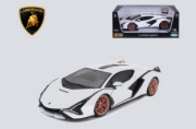 Lamborghini Sian Hybride Blanche et noire Hybride Blanche et noire 1/18
