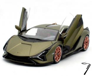 Lamborghini Sian verte  verte 1/18