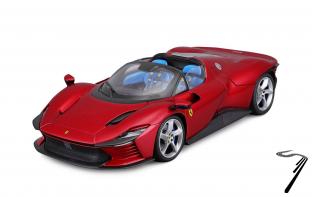Ferrari Daytona SP3 Rouge Mtal - version Premium SP3 Rouge Mtal - version Premium 1/18