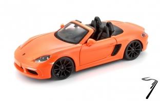 Porsche 718 Booxter cabriolet orange Boxter cabriolet orange 1/24