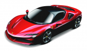 Ferrari SF 90 Rouge et noire Rouge et  noire 1/24