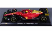 Ferrari SF23 GP Monza - avec casque - déco jaune 75eme anniversaire  1/24