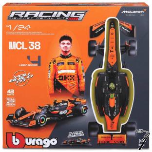 Mac Laren MCL38 Kavec casque et stand - Kit  monter  1/24