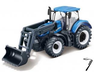 New Holland . Tracteur avec Chargeuse -  friction 1/43