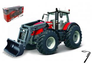 Massey Ferguson . Tracteur avec Chargeuse -  friction 1/43