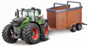 New Holland . Tracteur avec remorque aléatoire - à friction 1/43
