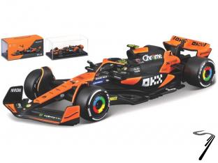 Mac Laren MCL38 - 1er GP Miami - avec casque  1/43