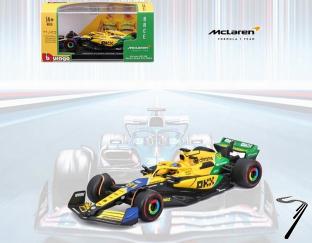 Mac Laren MCL38 - 2eme GP Monaco avec casque - Dco Senna  1/43