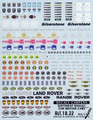 Divers Different badges for british cars Different badges for british cars 1/18