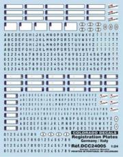 Divers Registration Plates german & Italian Registration Plates german & Italian 1/24