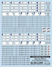 Divers . Immatriculation Tchequie + Grèce 1/24