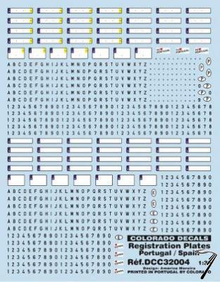 Divers Plaque immatriculation Portugaise & Espagnole Plaque immatriculation Portugaise & Espagnole 1/32