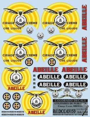 Divers . Publicit� Cirage Cr�me Abeille 1/43